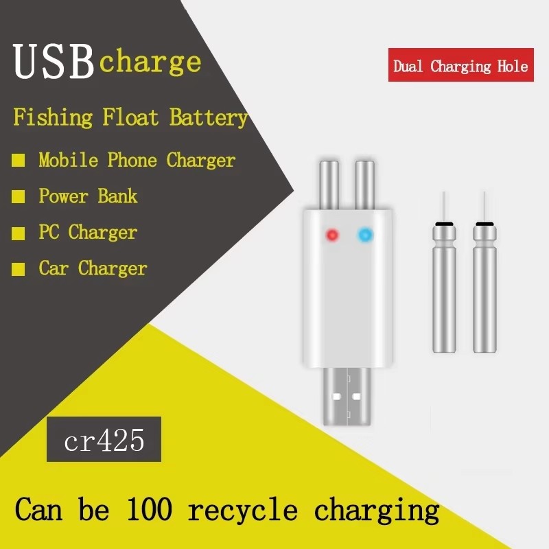 Bateria recarregável cr425 cr3 - Fish Finder Charger avaliação e preço
