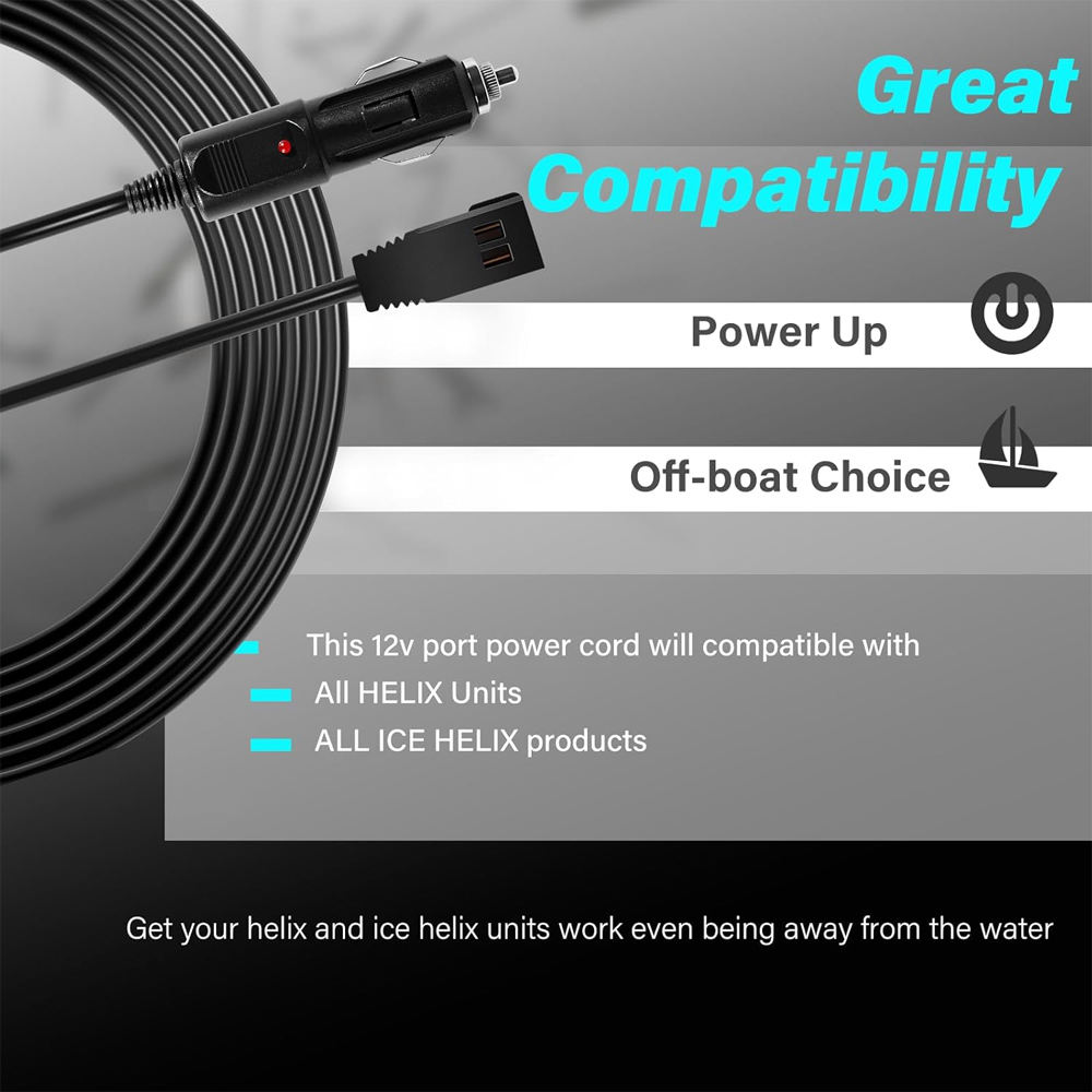 Cabo de alimentação 12V DC 720 - Fish Finder Charger avaliação e preço
