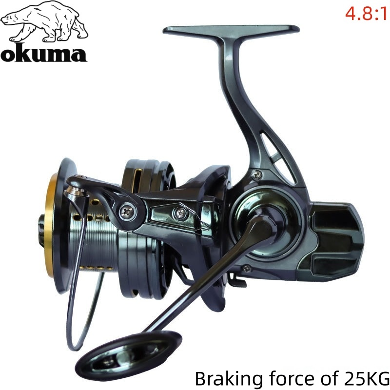 Carretilha de Pesca OKUMA 8000 - Abu Garcia Reel Max avaliação e preço